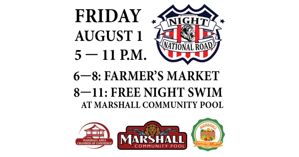 Marshall Night Out on the National Road to be held Friday