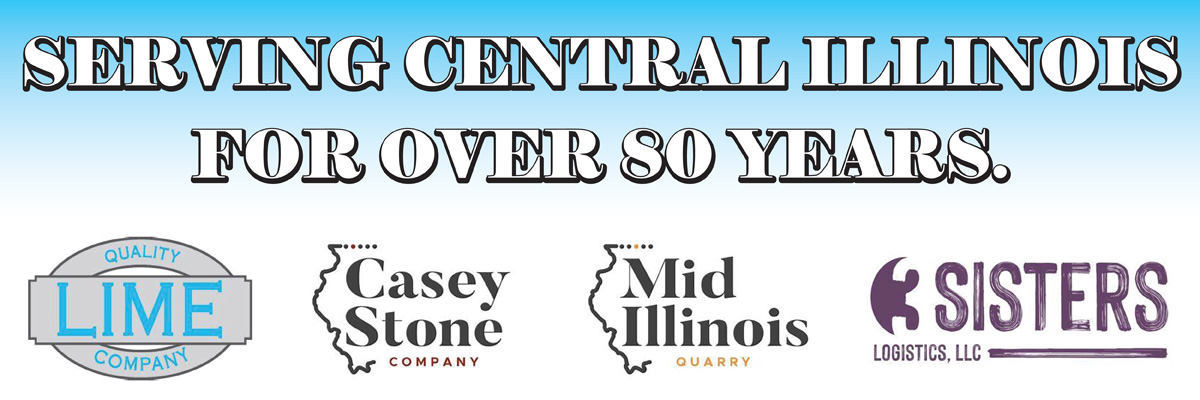 Mill Creek Aggregates companies - Quality Lime, Casey Stone, Mid Illinois Quarry and 3 Sisters Logistics