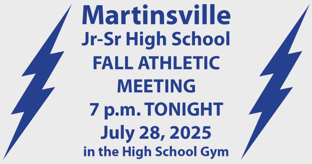 Martinsville Junior-Senior High School to host 2025 Fall Athletic Meeting