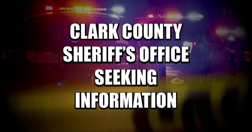Clark County Sheriff seeking assistance identifying vehicle owner