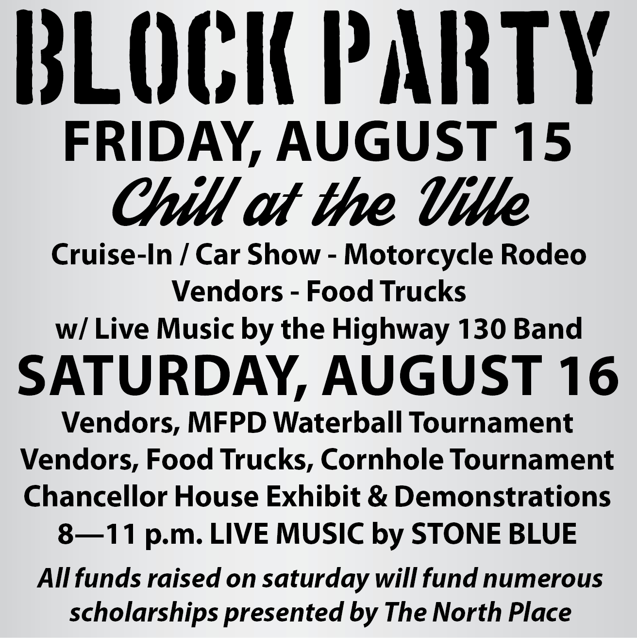 4th Annual Martinsville Block Party to be held August 15-16