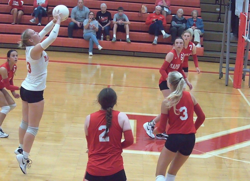 PHOTO: Avery Cornwell scores for the Lions