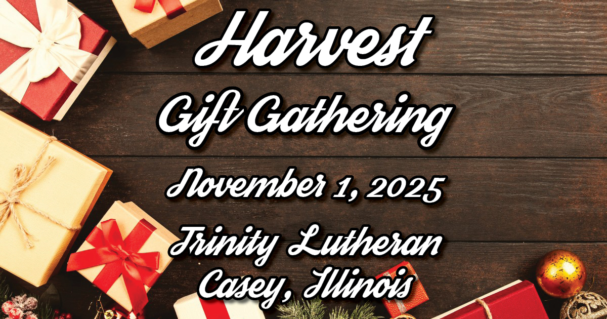 Trinity Lutheran to host Harvest Gift Gathering November 1, 2025