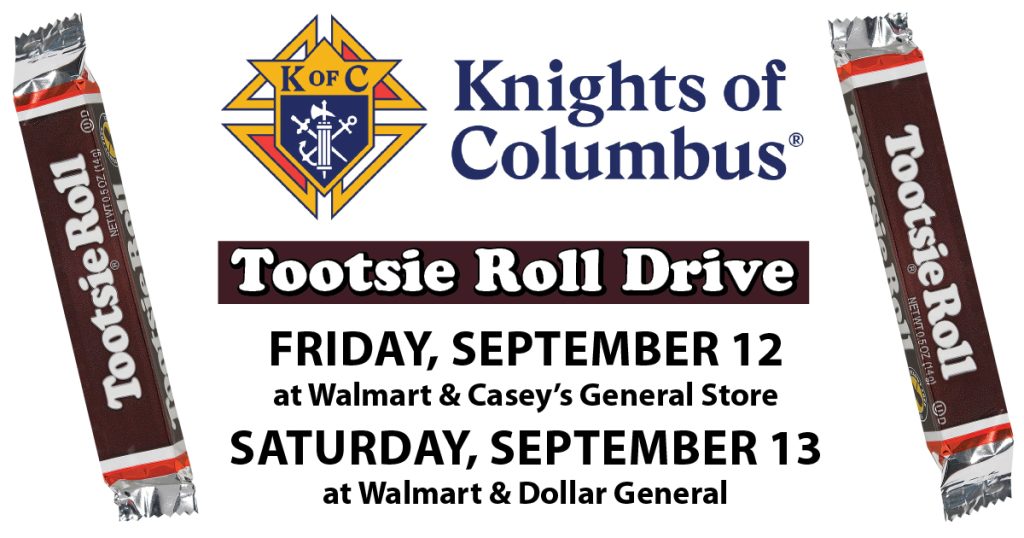 Knights of Columbus to hold Tootsie Roll drive | Marshall, Illinois | Sept. 12, 13