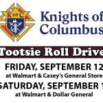 Knights of Columbus to hold Tootsie Roll drive | Marshall, Illinois | Sept. 12, 13