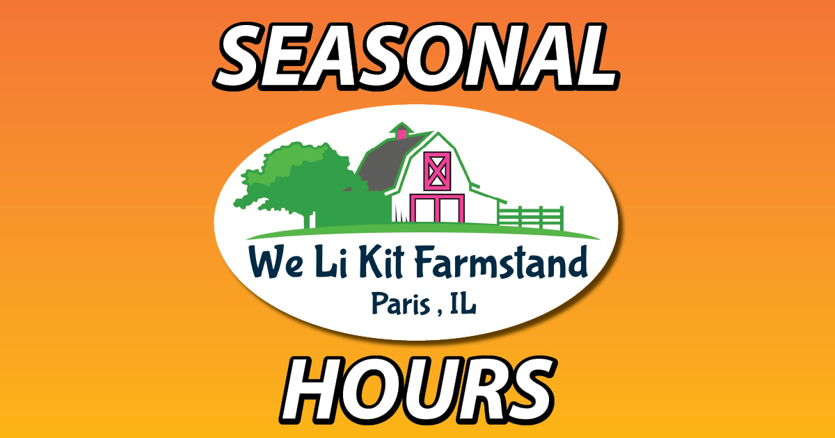 We Li Kit Farmstand announces seasonal hours for Fall 2025