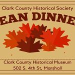 Clark County Historical Society to host Bean Dinner Saturday, October 18, 2025