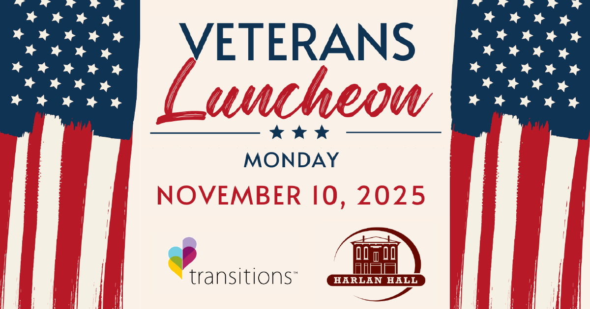 Harlan Hall & Transitions Care to Host Free Veterans Luncheon November 10, 2025