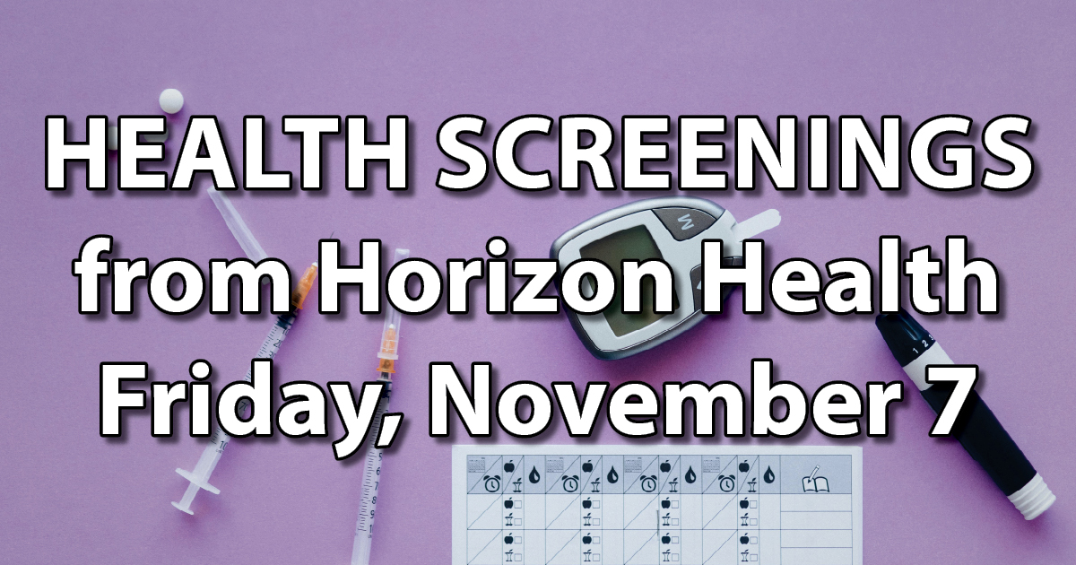 Horizon Health to Offer November Health Screenings at Paris Clinic