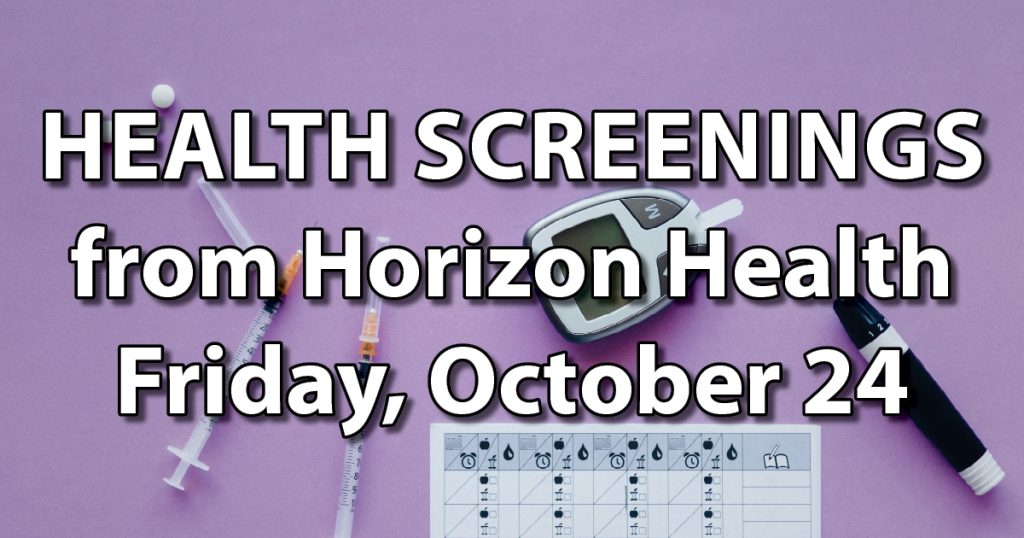 Horizon Health Offers October Health Screenings