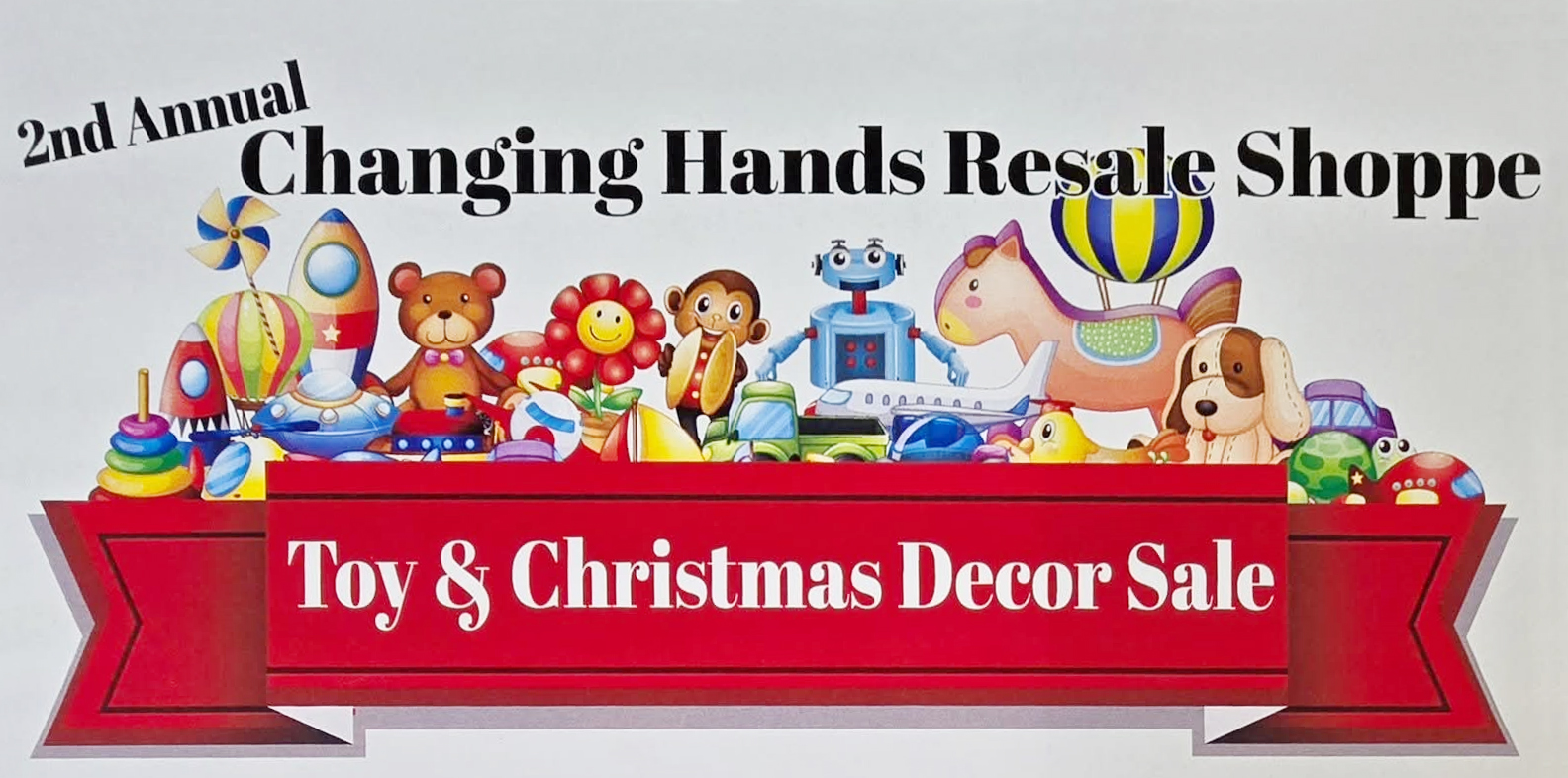 Changing Hands Resale Shoppe to hold 2nd Annual Toy & Christmas Décor Sale