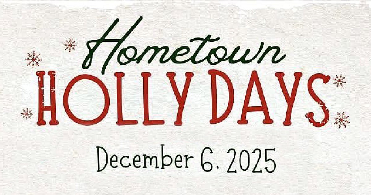 Marshall’s Hometown Holly Days to be held on Saturday, December 6, 2025