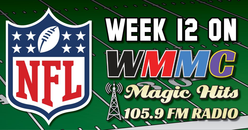 NFL Week 12 coverage on WMMC
