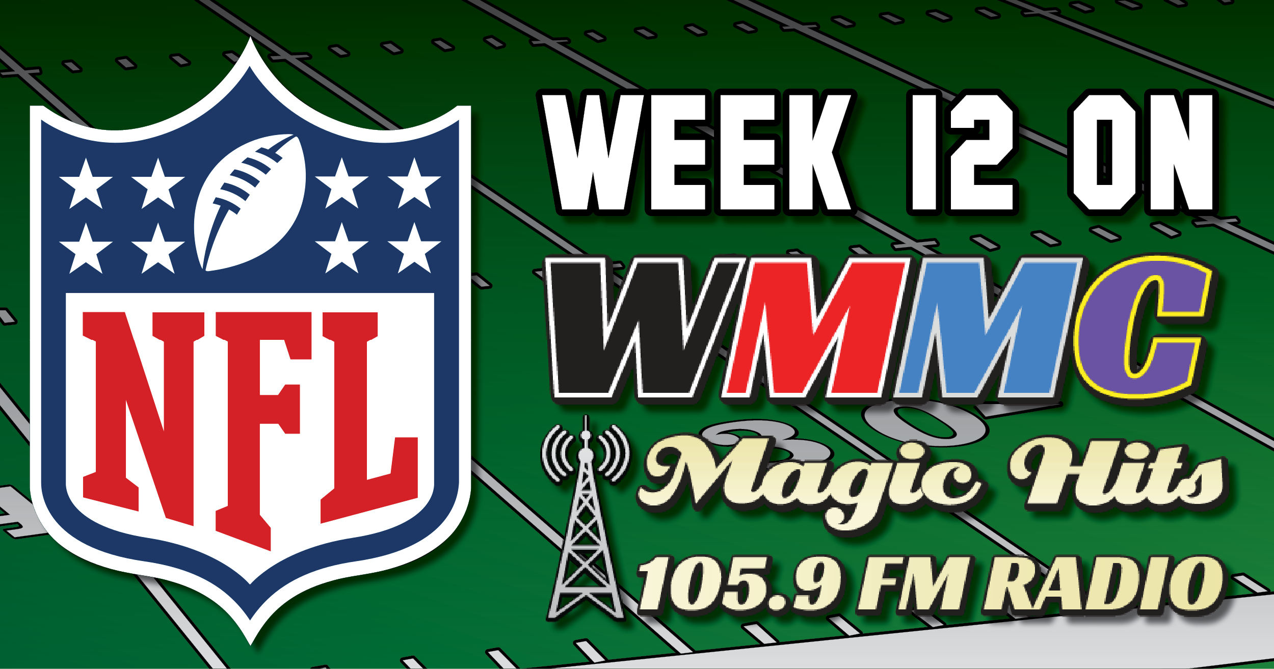 NFL Week 12 coverage on WMMC