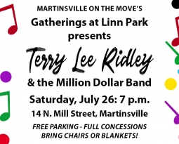 Gatherings at Linn Park to feature Terry Lee Ridley and the Million Dollar Band